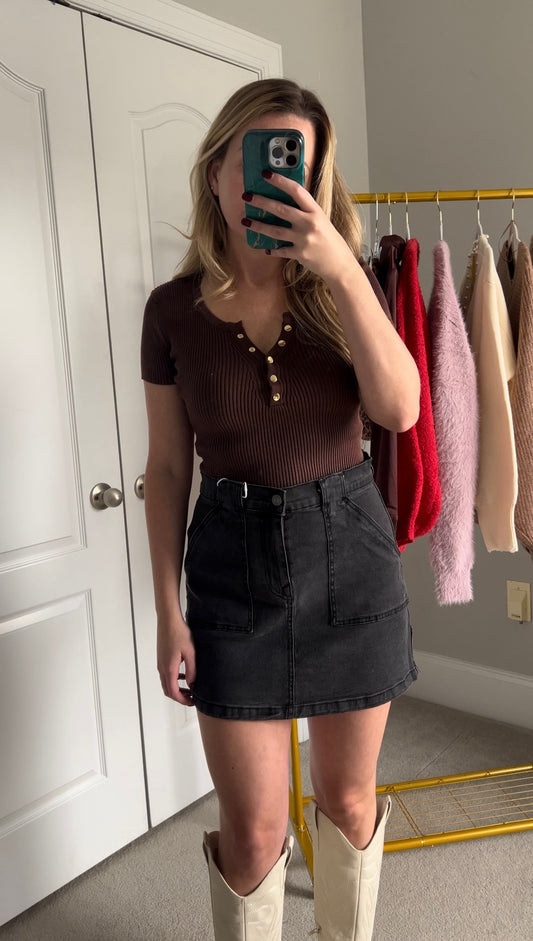 Cargo Mini Skirt