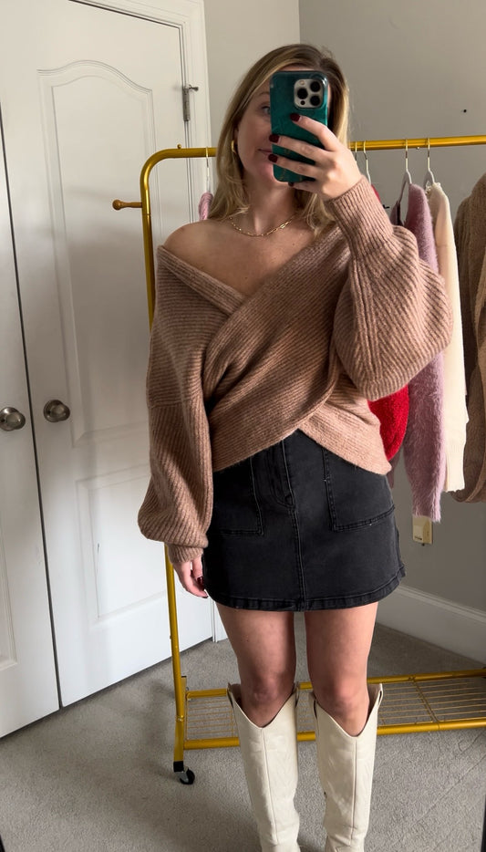 Off the Shoulder Sweater